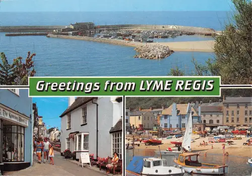 uk4789 greetings from lyme regis uk