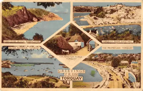 uk27158 greetings from torquay uk