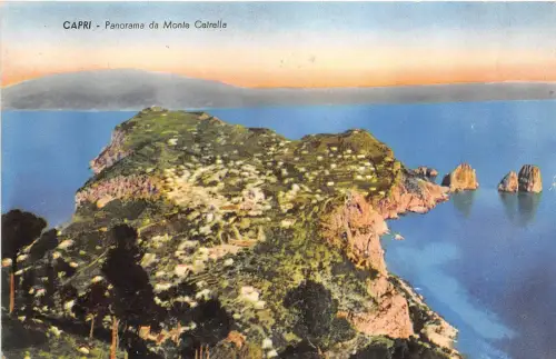 BF34759 capri panorama da monte cetrella italy front/back scan