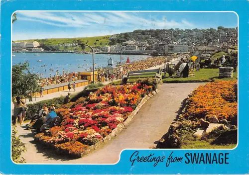 uk34360 greetings from swanage uk