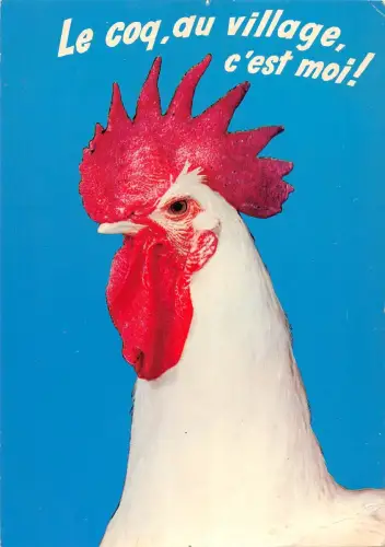 BR56374 Le Coq du Village Chiken Animaux Tiere