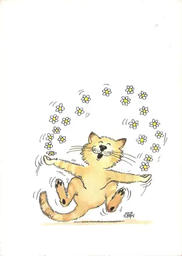 BT9422 Tiere Animaux Katze Chat