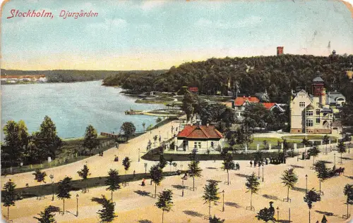 B4852 Stockholm Djurgarden Front/Back Scan