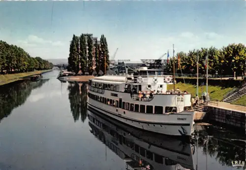 BF37497 strasbourg a la embarcadere bassin d auszterlz frankreich Boot Schiff Bateaux
