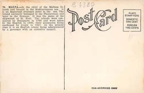 B4380 Malta Front/Back Scan
