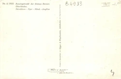 B4933 Berner Oberlander Front/Back Scan