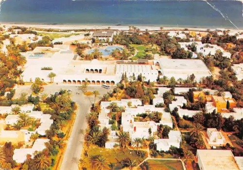 BF36319 la tunisia vue du ciel monastir et l hotel chems front/back scan