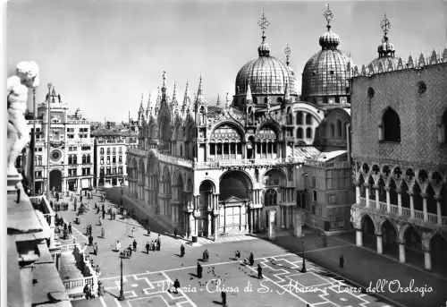 B70591 Markuskirche und Wachturm Venezia Italien