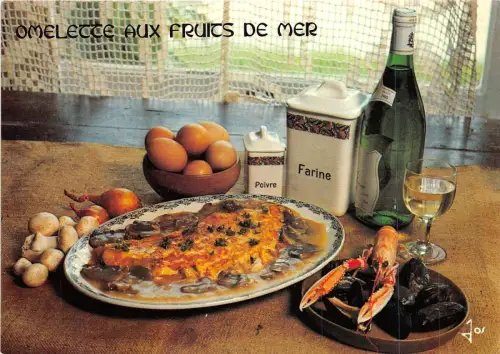 BF40220 omlette aux fruits de mer france recette rezept kitcken küche