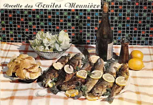 BF40188 truites menuiere frankreich recette Rezept Kitcken Küche