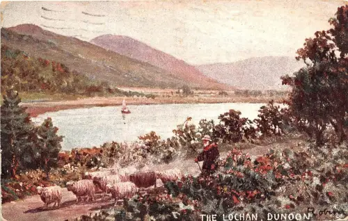 BF34497 the lochan dunoon uk front/back scan
