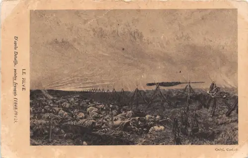 BF35138 le reve d apres detaille painting art front/back scan