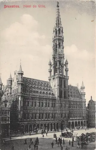 B20298 Bruxelles Hotel de Ville Chocolat Cosmopolite Werbung auf Rückseite