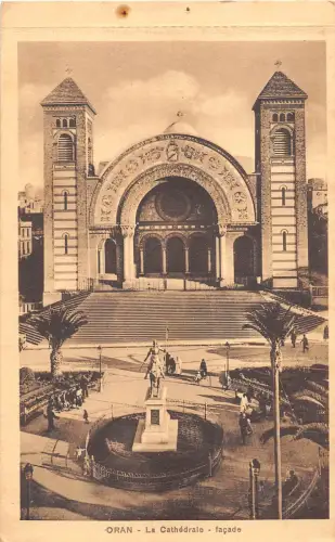 BF36159 oran la cathedrale Fassade Algerien Front/Back Scan