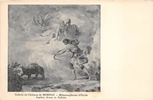BF35252 metamorphosen d ovide jupiter arcas et cali painting art front/back scan