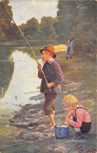 BF37566 Le Petite Pecheur Jungfischer Angeln Peche Sport