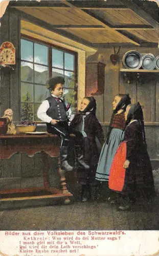 BR41669 Blider aux dem Volkslebem des schwarzwaldes Kinder Enfant Folk Germany