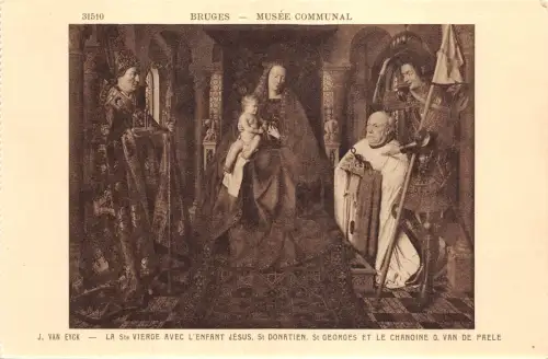 BR44576 J Van Eyck la ste vierge avec l enfant jesus st donatien Brügge musee co