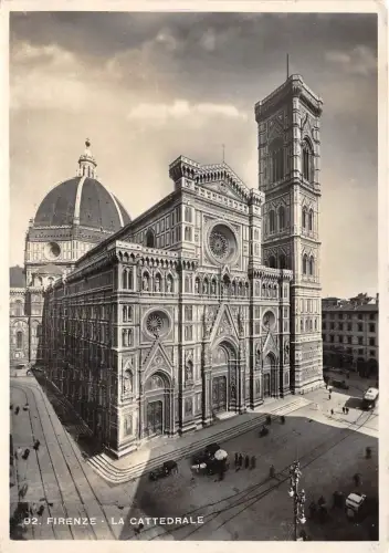 BF34531 firenze la cattedrale italy front/back scan