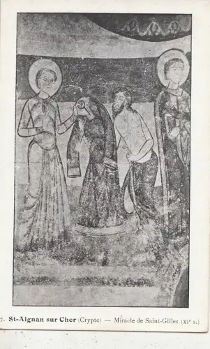 BF33993 miracle de saint gilles st aignan sur cher Gemälde Kunst Front/Back Scan