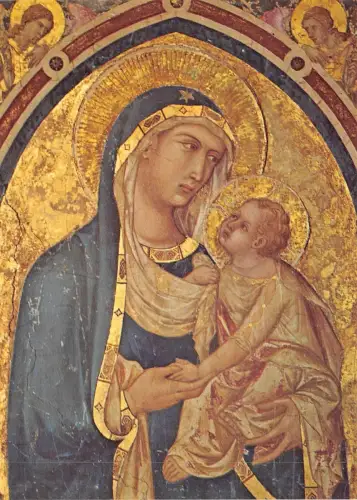 BF803 assisi basilica di s francesco italien postkarte malerei kunst