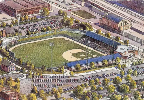 B22671 Stades Estade Stadium Stanley Coveleski Regional Stadium Sport