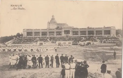 B77211 namur le stade stadium scan front/back image