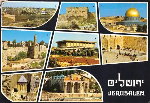 BG9295 Multi Views Jerusalem Israel
