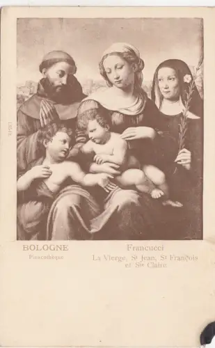 BF18071 Cornes Cut Francucci La Vierge St Jeans Gemälde Kunst Vorder-/Rückseite Bild