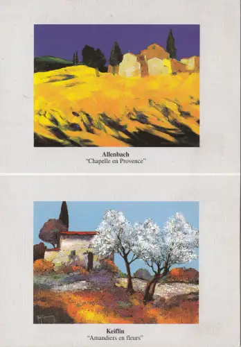 BF18167 allenbach chapelle en provence keiffin am Gemälde Kunst Vorder-/Rückbild