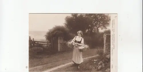 BF18218 c Bellanger Jeune Fermiere Typen Salon Malerei Kunst Vorder-/Rückbild