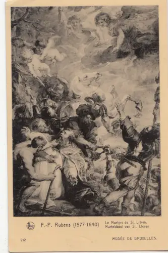 BF18013 P P RUBENS LE MARTYRE DE ST LIEVIN MALEREI KUNST VORDER-/RÜCKBILD