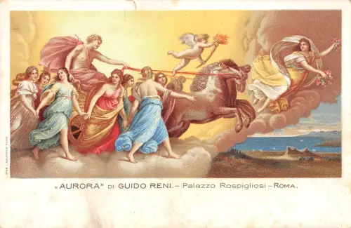BR93207 Aurora di Guido Reni Palazzo Rospigliosi Roma Gemälde Postkarte Italien