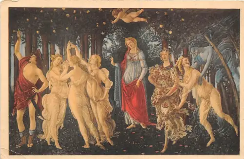 BR38627 Postkarte Gemälde Kunst Sandro Botticelli la Primavera