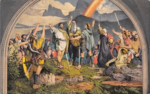 BF9714 der rulischwhur each dem wandegemulde von dr paint art