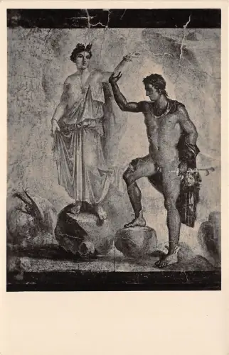 BR6116 Perseo e Andromeda Napoli Italien Skulptur Postkarte Kunst
