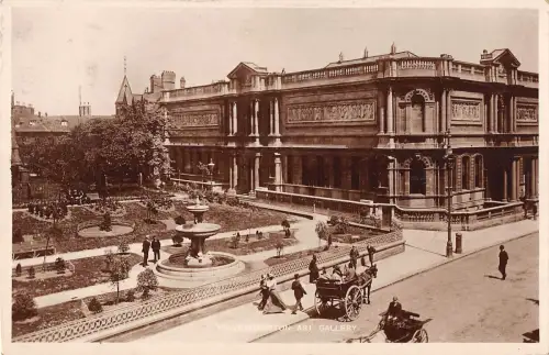 uk12164 art gallery wolverhampton real photo uk