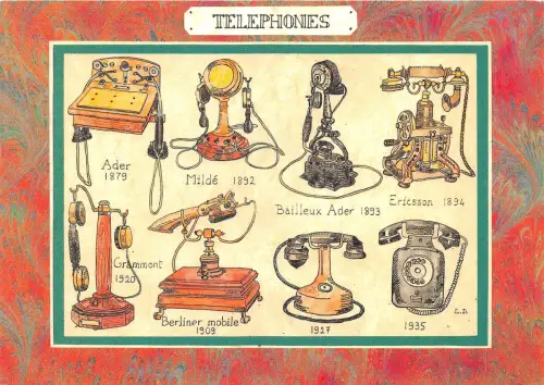 us7522 Telefone alte Telefon Telefone Sammler Geschichte Kunst