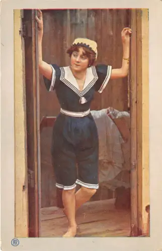 B28525 Damen Glamour Pin Up Bagneuse