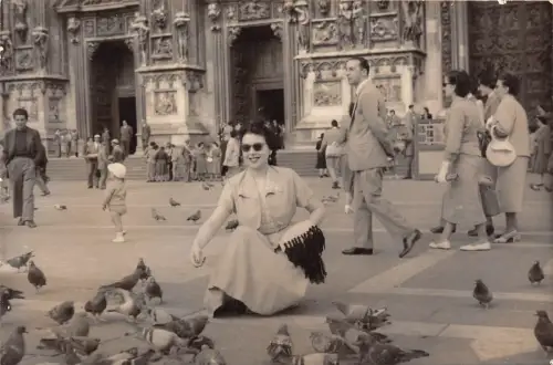 BR10955 Dome de Milano Damen Femmes Vögel Oissons Italien