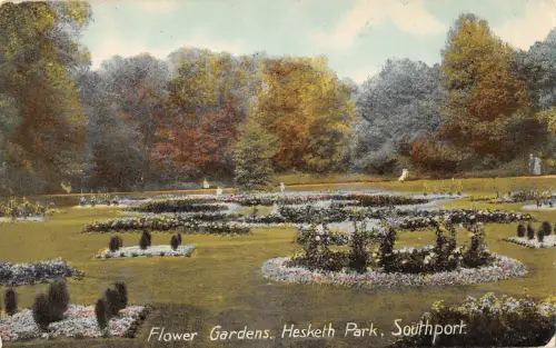 uk13053 hesketh park flower gardens southport uk