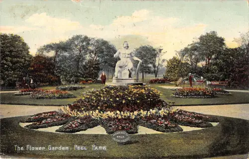 uk13054 peel park flower gardens uk