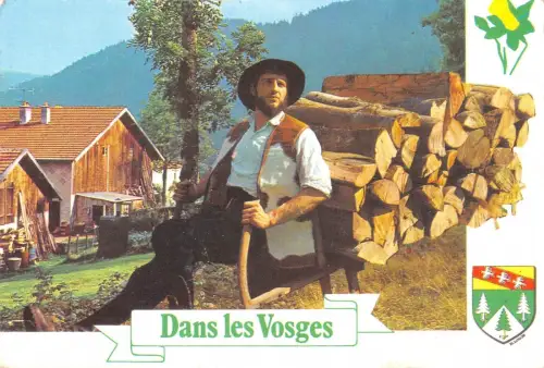 B99301 dans les vosges frankreich Kostüme Typen Ethnie Folklore