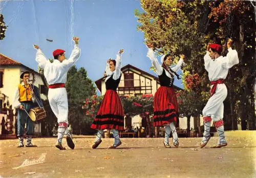 B99293 Ballette Baskisch Tanz Musik Frankreich Kostüme Typen Ethnie Folklore