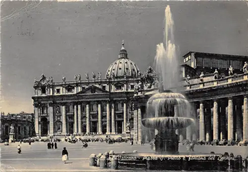 BG7084 citta del vaticano vatican st peter s s s s s square italy CPSM 15x10,5cm