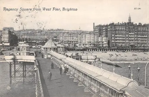 BR67679 Regency Square from West Pier Brighton UK