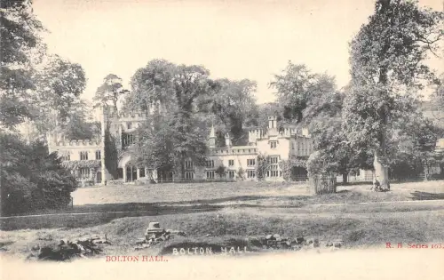 uk19916 bolton hall real photo uk