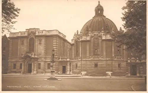 uk28090 memorial hall eton college real photo uk