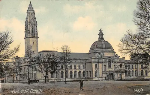 uk20938 town hall cardiff wales uk