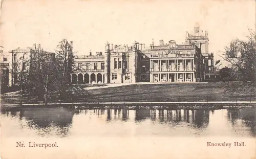 uk22407 knowsley hall liverpool real photo uk